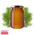 Miod spadziowy iglasty. 64,00 zl/sloik